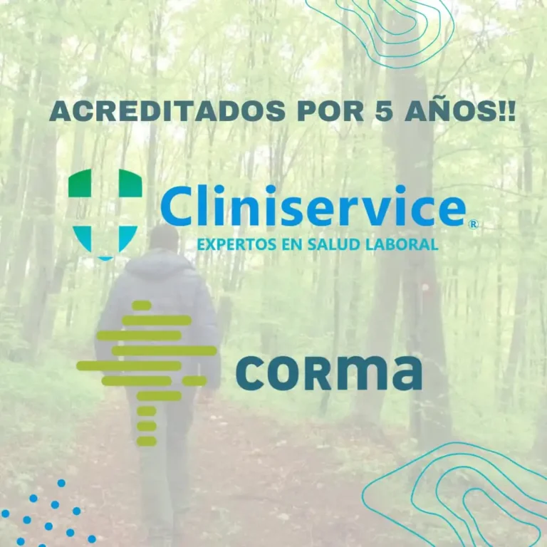 Acreditación Corma obtenida por Cliniservice.